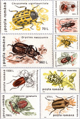 #4082-4091 Romania - Insects, Set of 10 (MNH)