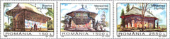 #4099-4101 Romania - UNESCO World Heritage Sites (MNH)