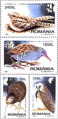 #4225-4228 Romania - Night Birds (MNH)