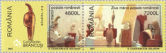 #4426 Romania - Sculptures By Constantin Brancusi, Pair (MNH)