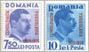 #461-462 Romania - Nos. 454, 456 Overprinted in Red (MNH)