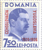 #461-462 Romania - Nos. 454, 456 Overprinted in Red (MNH)
