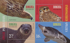 #5946b Romania - Endangered Species S/S (MNH)
