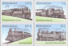 #6163-6166 Romania - Narrow-Gauge Steam Locomotives (MNH)