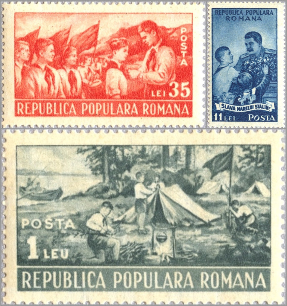 #777-779 Romania - Young Pioneers (MNH)