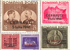 #B154-B158 Romania - Occupation of Cernauti (MLH)