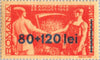 #B318-B325 Romania - Nos. B290 and B291 Surcharged in Various Colors (MNH)