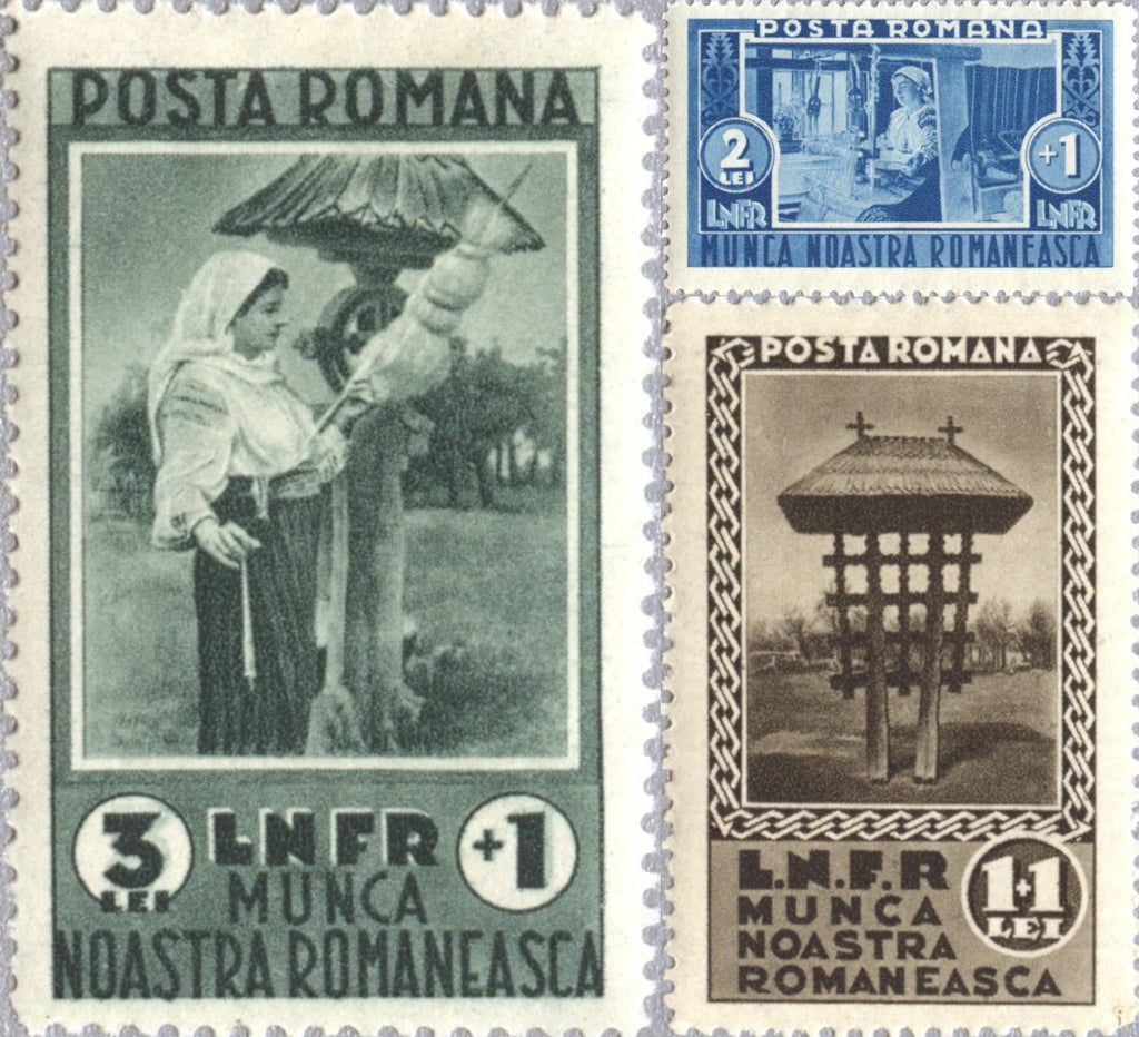 #B41-B43 Romania - Weaving Exposition (MNH)