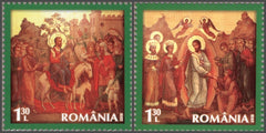 #6069-6070 Romania - 2018 Easter, Set of 2 (MNH)