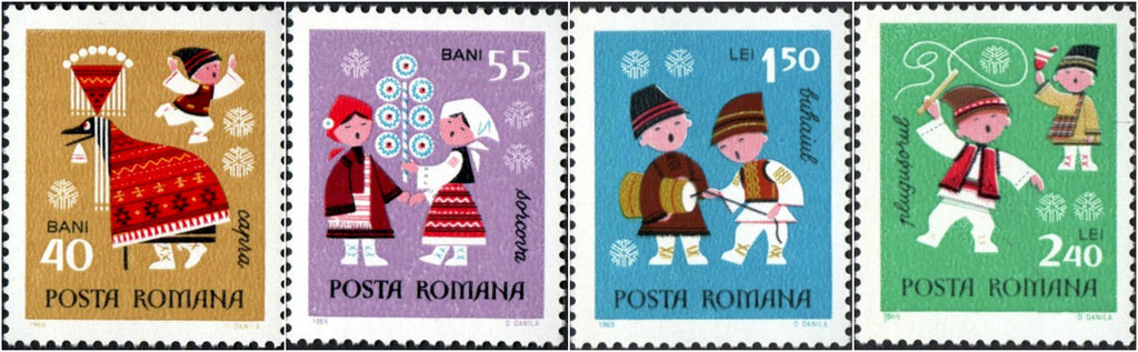 #2138-2141 Romania - New Year, Set of 4 (MNH)