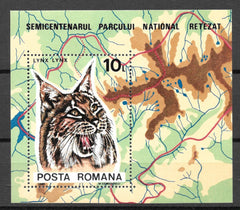 #3307 Romania - Retezat Natl. Park, 50th Anniv. S/S (MNH)