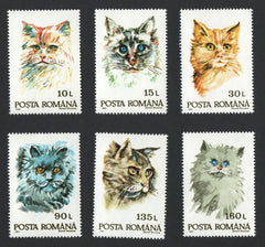 #3822-3827 Romania - Cats (MNH)