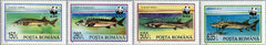 #3954-3957 Romania - World Wildlife Fund: Fish (MNH)