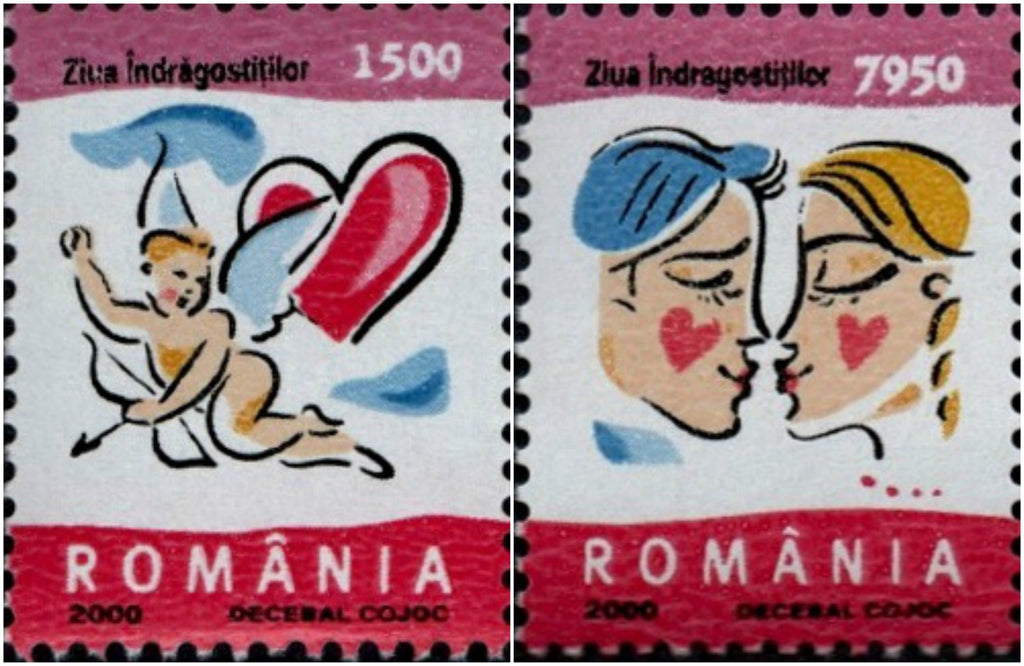 #4345-4346 Romania - 2000 Valentine's Day, Set of 2 (MNH)