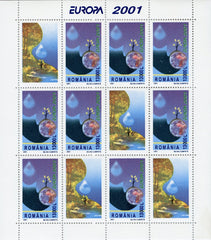 #4448 Romania - 2001 Europa: Water M/S (MNH)