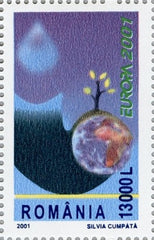 #4448 Romania - 2001 Europa: Water (MNH)