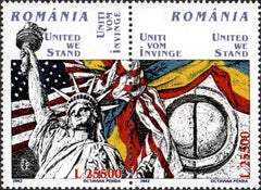 #4510 Romania - United We Stand, Pair (MNH)