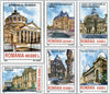 #4569-4574 Romania - Buildings in Bucharest, Set of 6 (MNH)