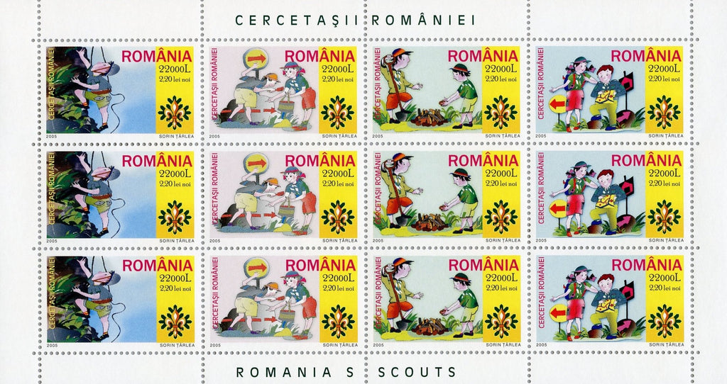 #4732-4735 Romania - Scouting M/S (MNH)