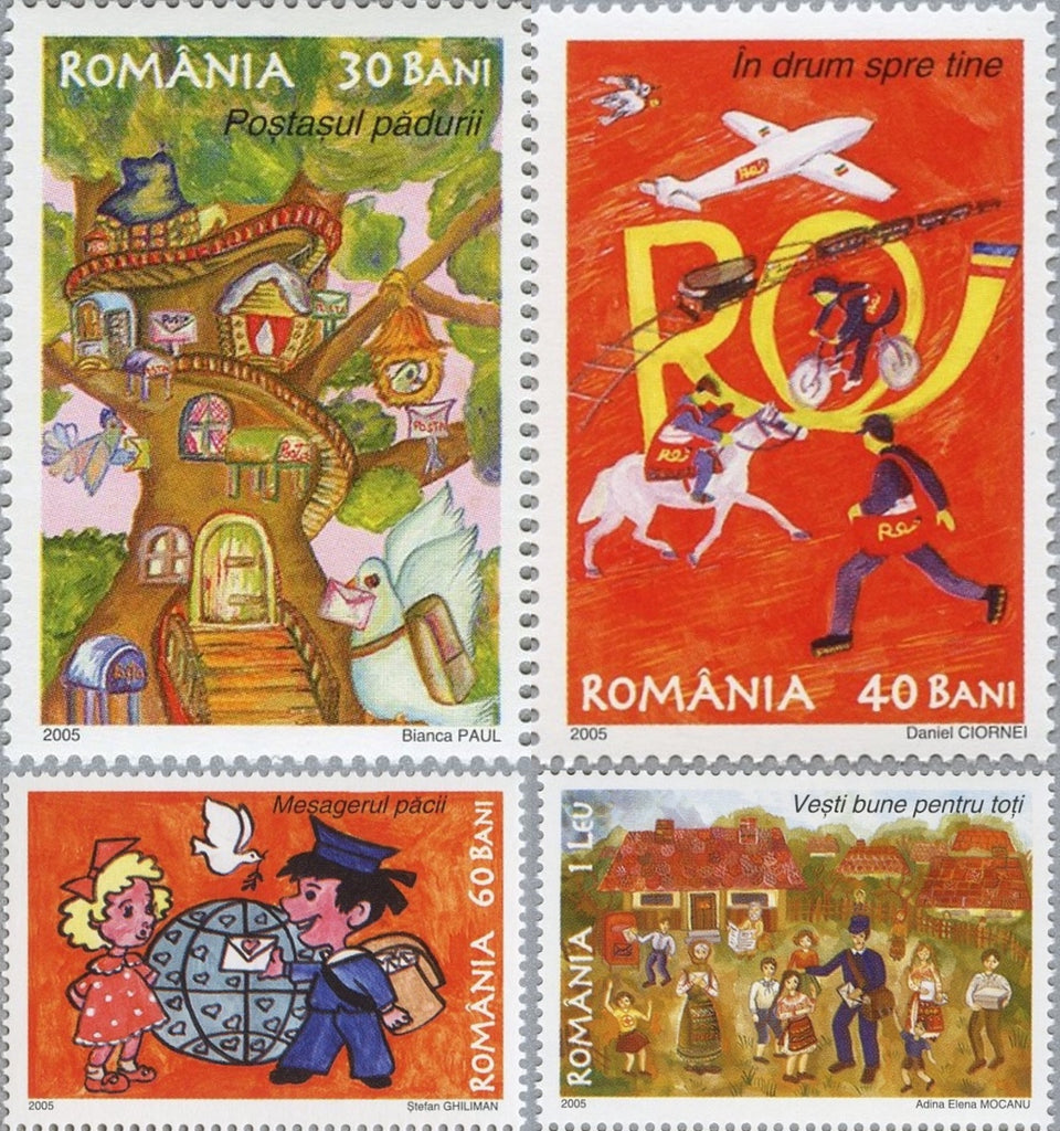 #4751-4754 Romania - Children's Art (MNH)