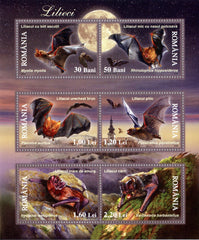 #4863a Romania - Bats S/S (MNH)
