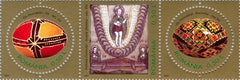 #4924 Romania - 2007 Easter, Strip of 3 (MNH)