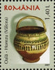 #4978-4985 Romania - Pottery Baskets, Cups and Pitchers, Set of 8 (MNH)