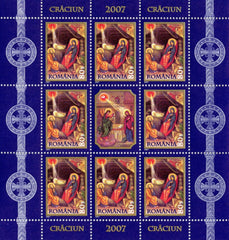 #5001 Romania - 2007 Christmas M/S (MNH)