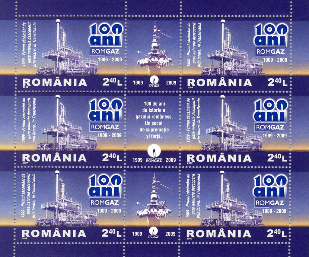 #5102a Romania - Romgaz, Cent. M/S (MNH)