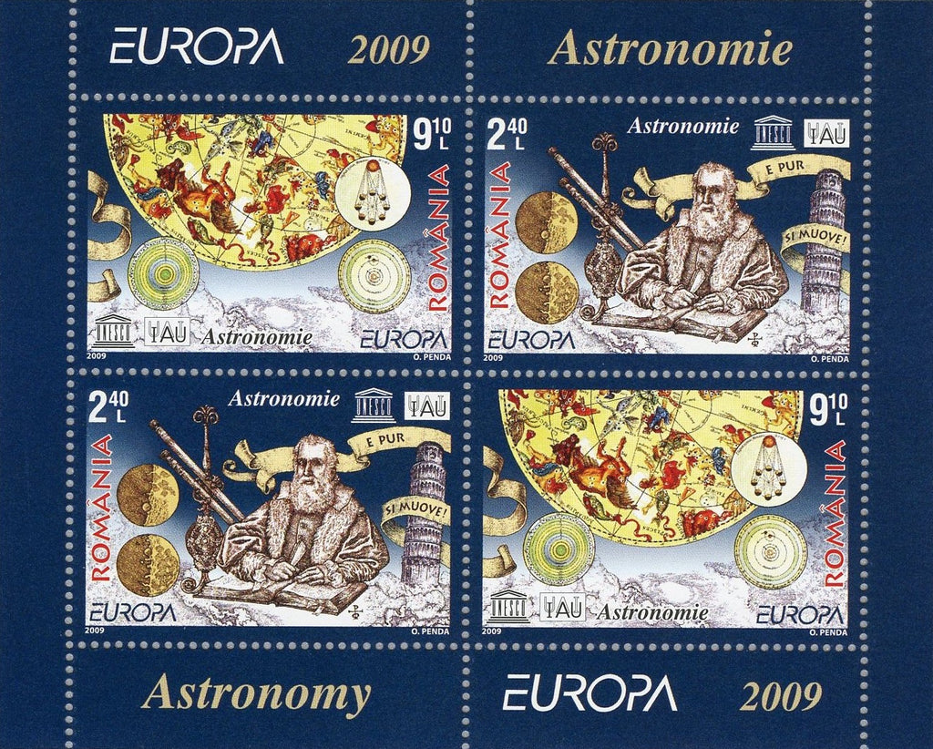 #5104b Romania - 2009 Europa: Astronomy S/S (MNH)