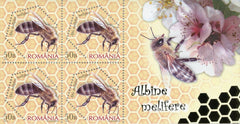 #5145a-5148a Romania - Honeybees, 4 M/S (MNH)