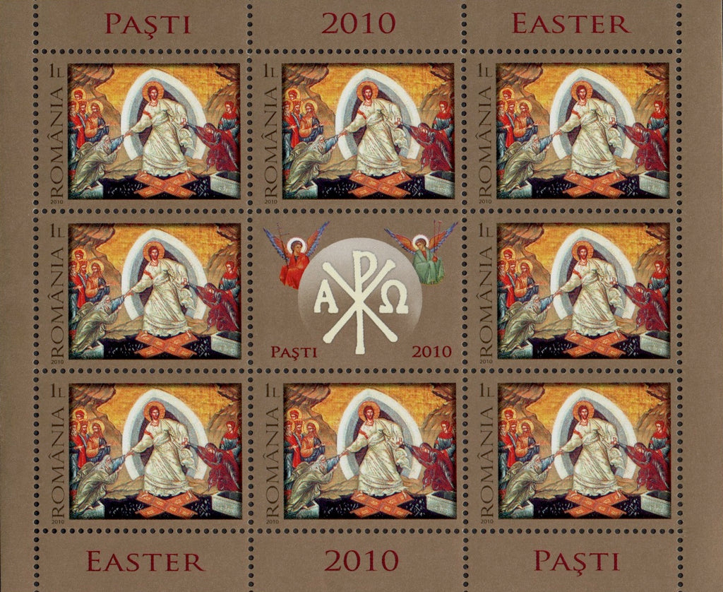 #5162 Romania - 2010 Easter, Sheet of 8 (MNH)