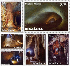 #5232-5237 Romania - Caves, Set of 6 (MNH)