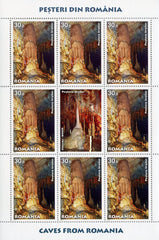 #5232a-5237a Romania - Caves, 6 M/S (MNH)