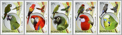 #5238-5242 Romania - Parrots, Set of 5 (MNH)