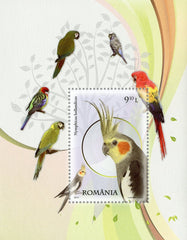 #5243 Romania - Parrots S/S (MNH)