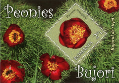 #5247 Romania - Peonies S/S (MNH)