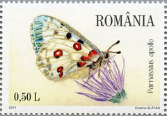 #5248-5253 Romania - Butterflies and Moths (MNH)