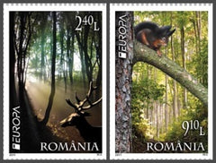 #5261-5262 Romania - 2011 Europa: Intl. Year of Forests, Set of 2 (MNH)