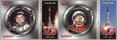 #5269-5270 Romania - First Man in Space, 50th Anniv., Set of 2 (MNH)