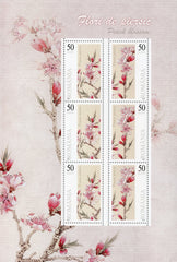 #5276-5277 Romania - Peach Blossoms M/S (MNH)