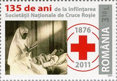 #5278 Romania - Romanian Red Cross, 135th Anniv. (MNH)