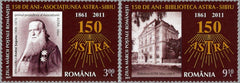 #5279-5280 Romania - Transylvanian Assoc. For Romanian Literature and Culture (MNH)