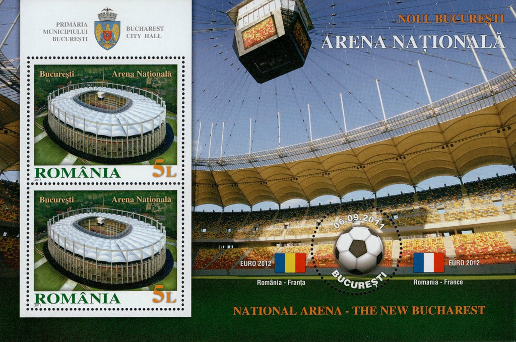 #5298a Romania - New National Arena, Bucharest S/S (MNH)