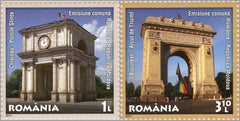 #5301-5302 Romania - Dip. Relations Between Romania and Moldova (MNH)
