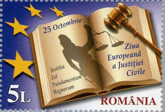 #5309 Romania - European Day of Civil Justice (MNH)