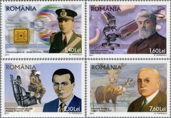#5313-5316 Romania - Romanians and Their Innovations (MNH)
