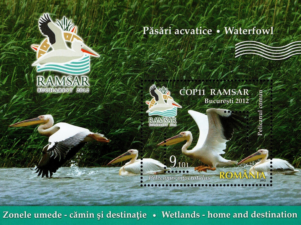 #5372b Romania - 2012 Birds S/S (MNH)