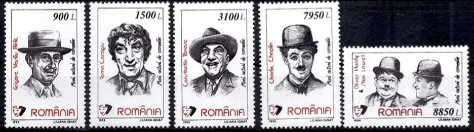 #4321-4325 Romania - Comic Actors (MNH)