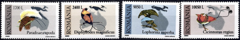 #4350-4353 Romania - Birds (MNH)